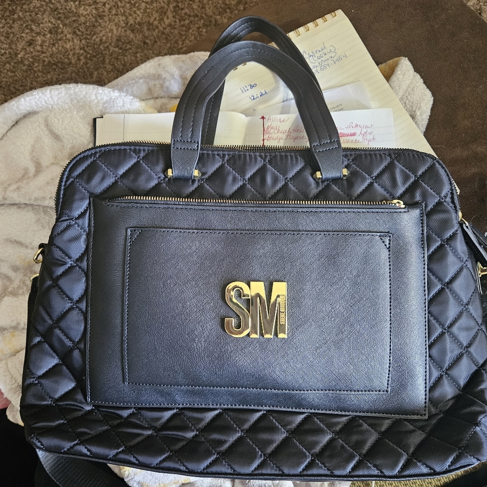 STEVE MADDEN BLACK TOTE
